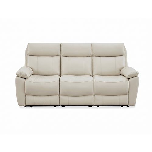 3 Seater Top Grain Leather Electric Recliner Sofa