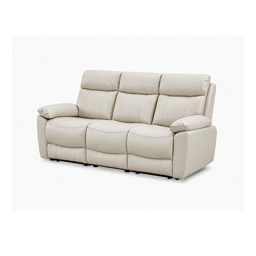 3 Seater Top Grain Leather Electric Recliner Sofa
