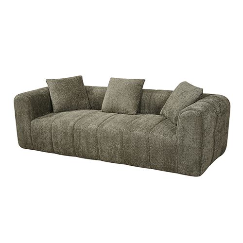 Multiple Seater Frameless Compressed Fabric 3 Seater Sofa