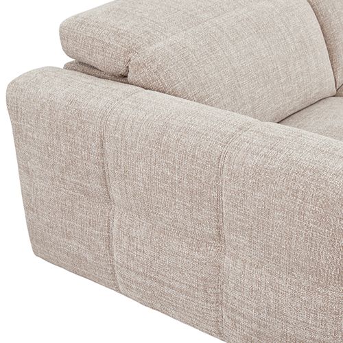 Multiple Seater Fabric Power Recliner with Power Headrest & Zero-Wall Design