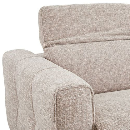 Multiple Seater Fabric Power Recliner with Power Headrest & Zero-Wall Design