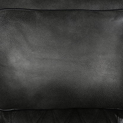 3-1-1 Seater Electric Air Leather Dark Grey Recliner Set
