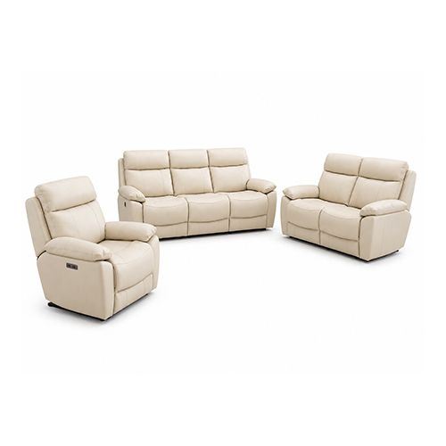 Multiple Seater Top Grain Leather Electric Recliner Sofa