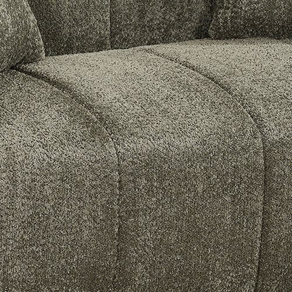 Frameless Compressed Fabric 2 Seater Sofa