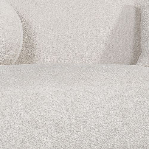 4 Seater Curved Fabric Sofa