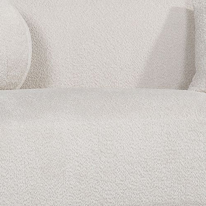 4 Seater Curved Fabric Sofa