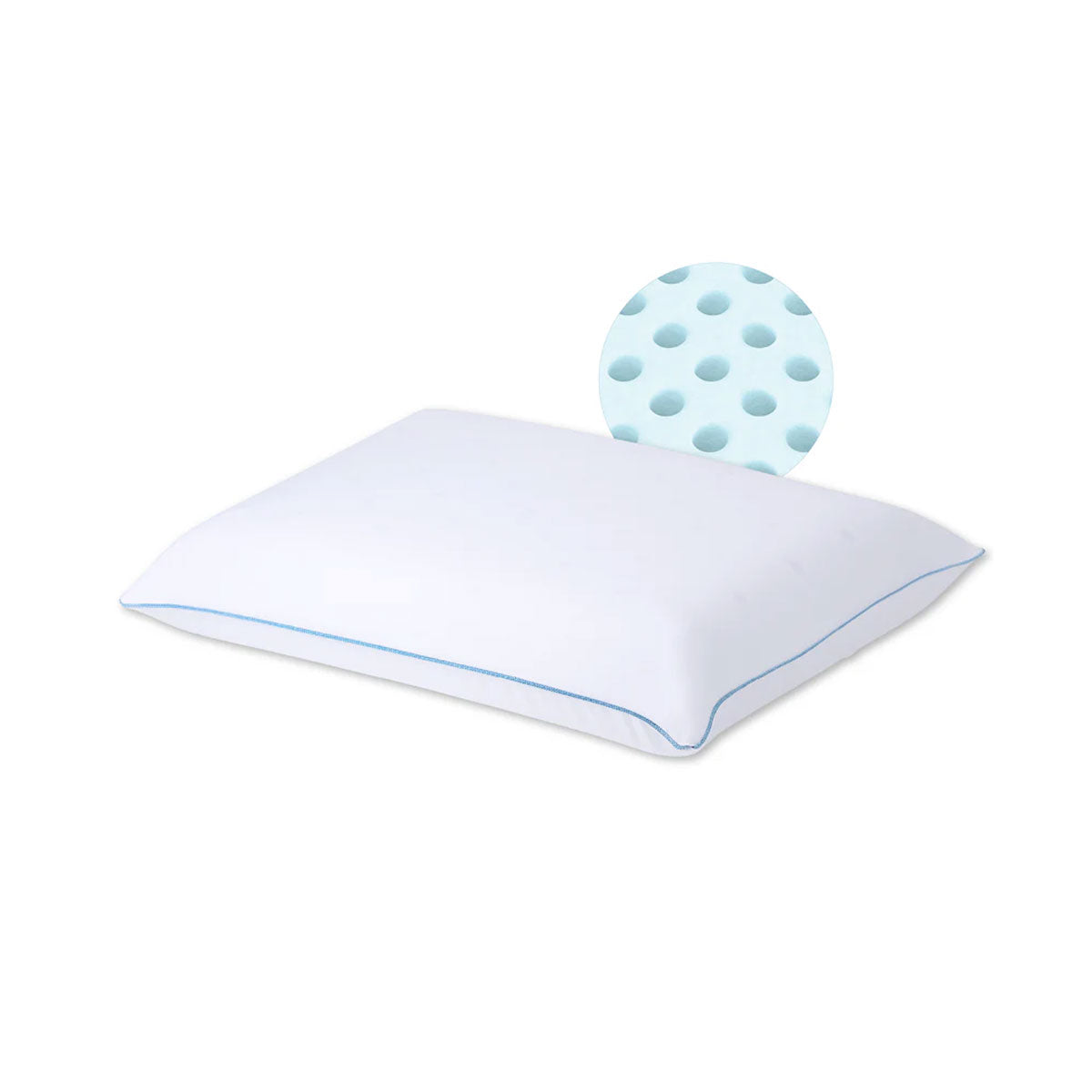 Mediflow Elite Premium Fiber Cooling Gel Memory Foam Water Pillow 44 x 66 cm