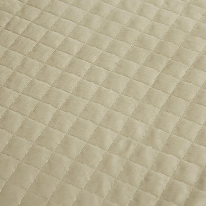 J.Elliot Home Adela Sandstone Velvet Quilted Coverlet Set Queen/King