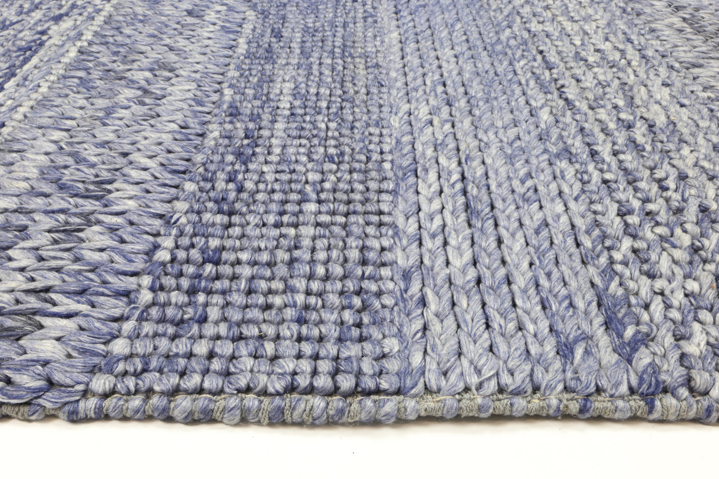 Harlow Grace Blue Wool Blend Rug 200x290