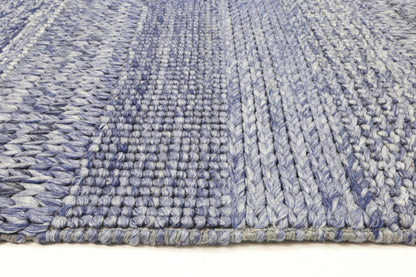 Harlow Grace Blue Wool Blend Rug 200x290