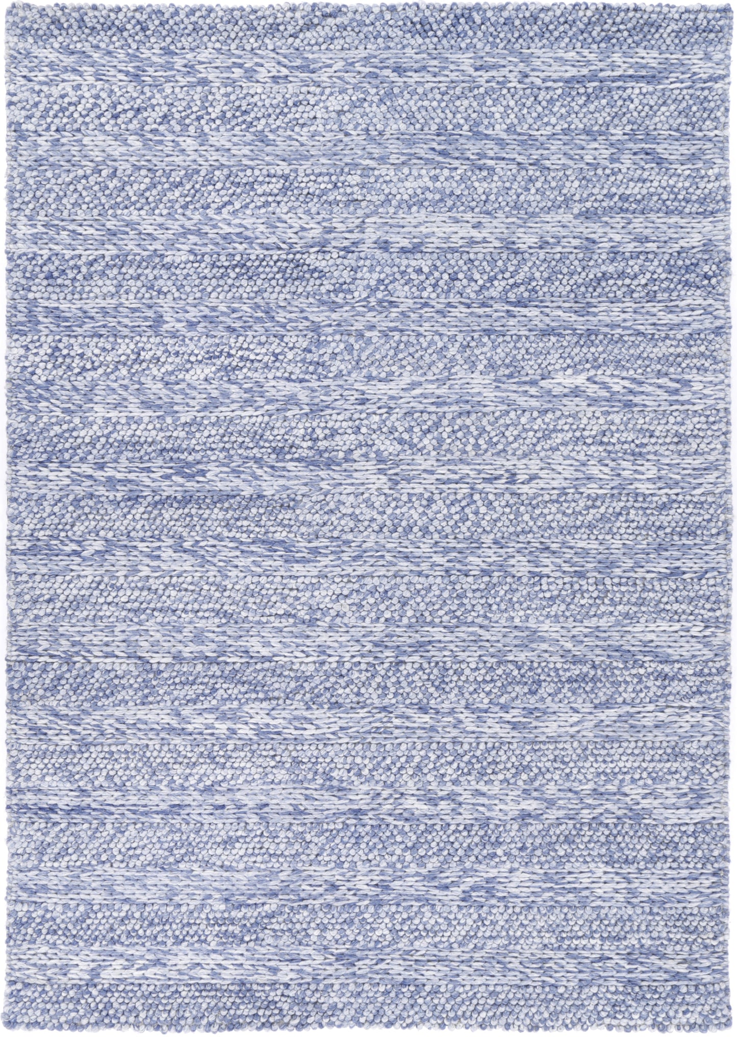Harlow Ringlets Blue Wool Blend Rug 200x290