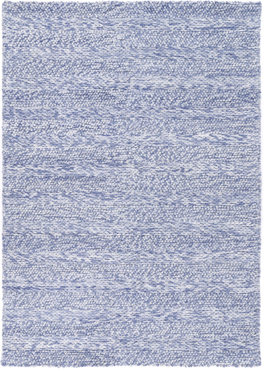 Harlow Ringlets Blue Wool Blend Rug 200x290