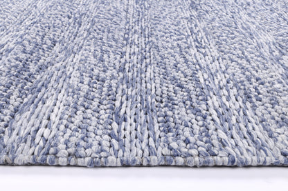 Harlow Ringlets Blue Wool Blend Rug 200x290