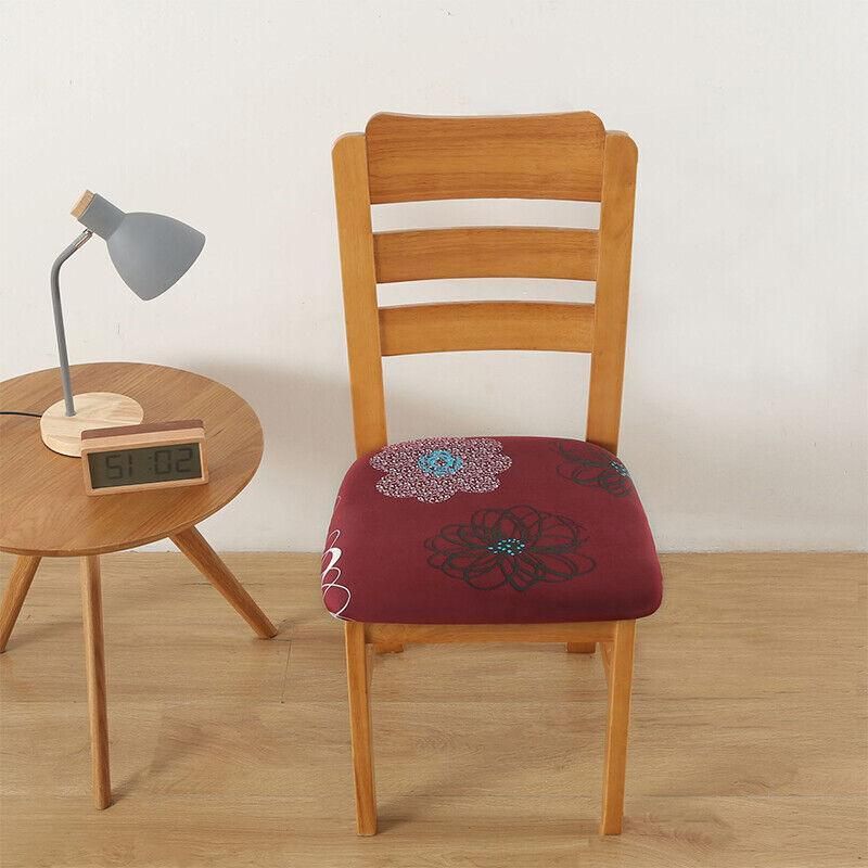 Stretch Dining Chair Seat Covers Removable Seat Cushion Slipcovers Protector - I