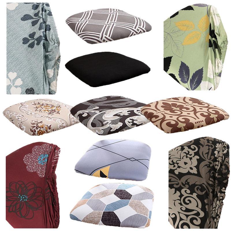 Stretch Dining Chair Seat Covers Removable Seat Cushion Slipcovers Protector - I