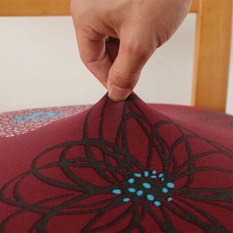 Stretch Dining Chair Seat Covers Removable Seat Cushion Slipcovers Protector - I