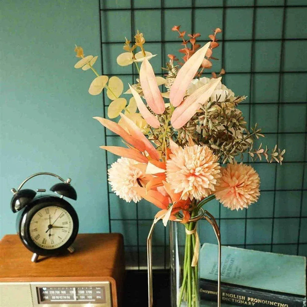 Home Decor Fake Flower Bouquet Artificial Flowers Living Room Wedding Decoration