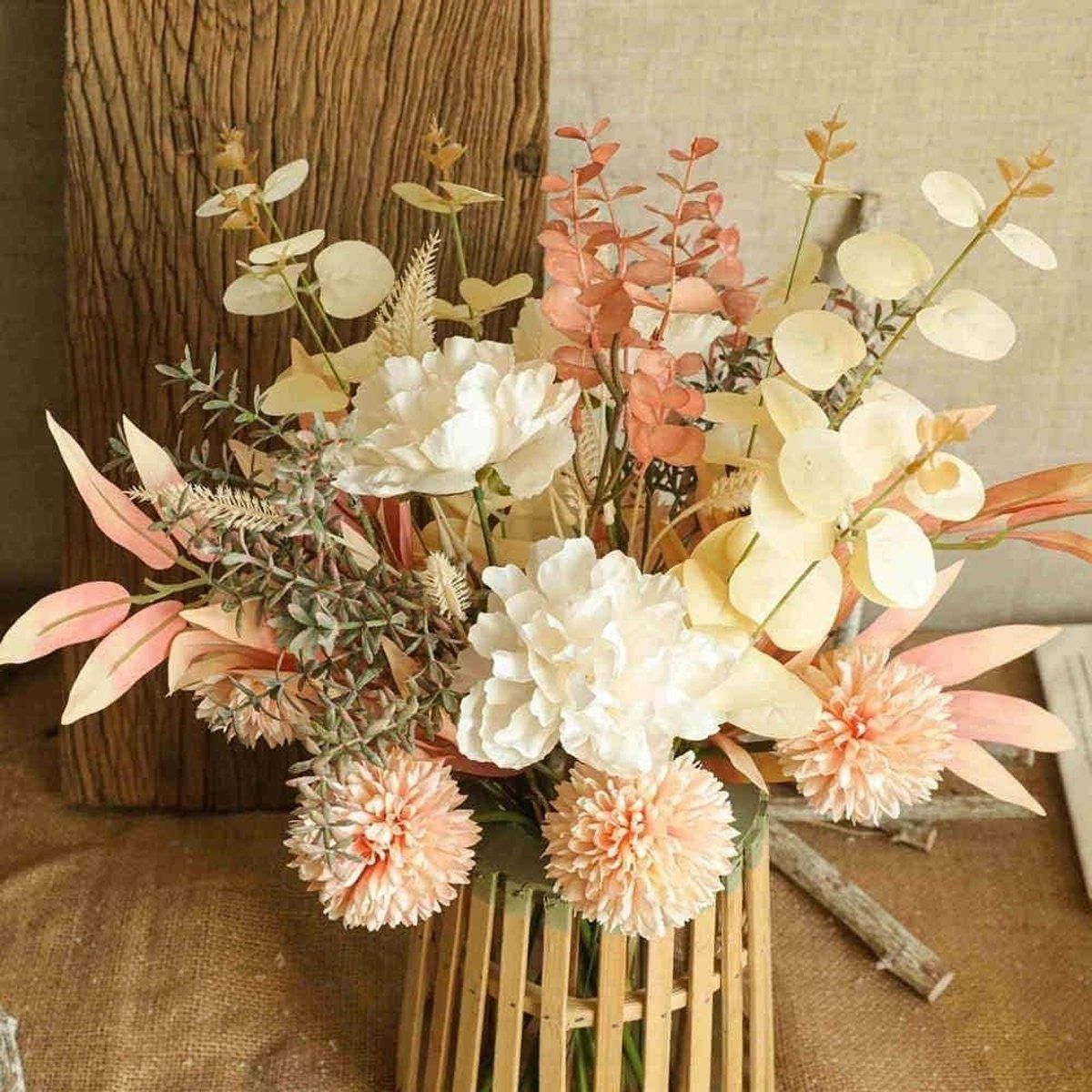 Home Decor Fake Flower Bouquet Artificial Flowers Living Room Wedding Decoration