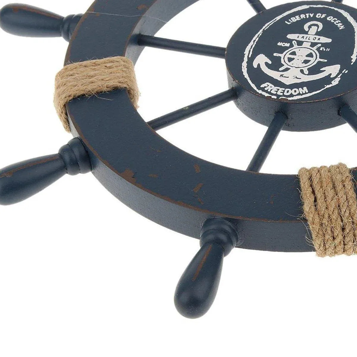 27cm Hanging Wooden Rudder Decorative Ornament Wall Decor Beach Home Decor