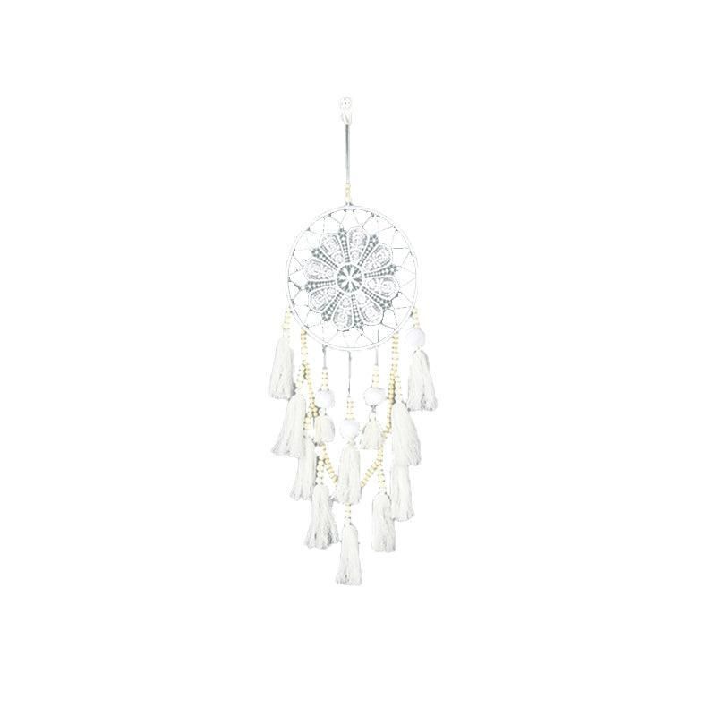 Handmade Dream Catcher Natural Macrame Hairball Art Wall Hanging Room Home Decor
