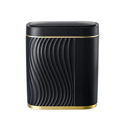 Sensor Trash Can 8L Narrow Black Smart Bin Touchless Bathroom Toilet Waste Bin