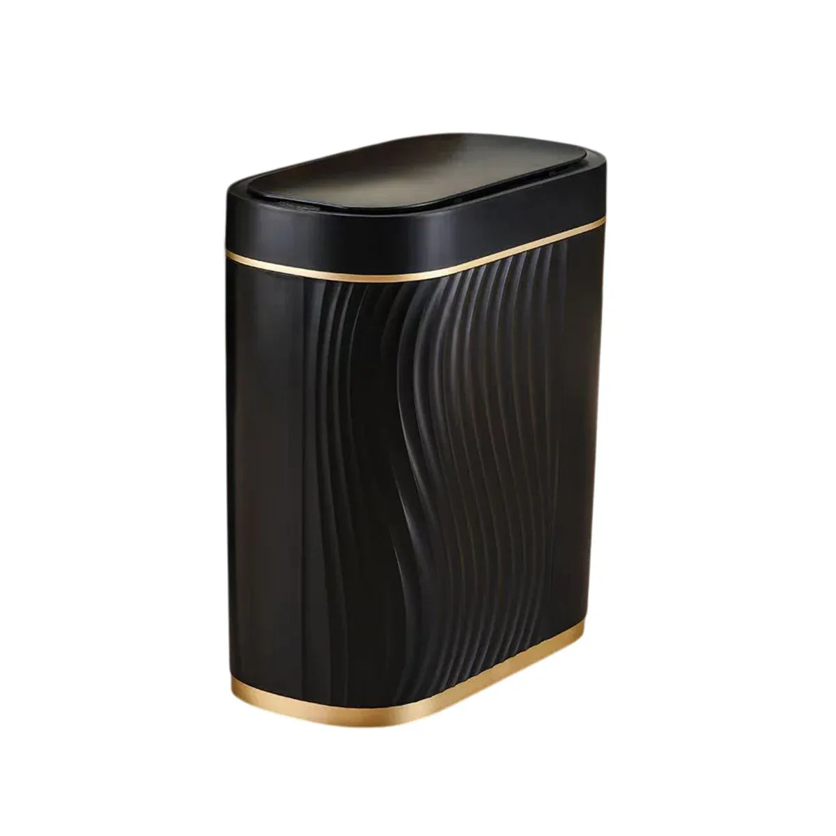 Sensor Trash Can 8L Narrow Black Smart Bin Touchless Bathroom Toilet Waste Bin