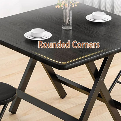Folding Dining Table Model Portable Simple Household Table Compact Space Saving