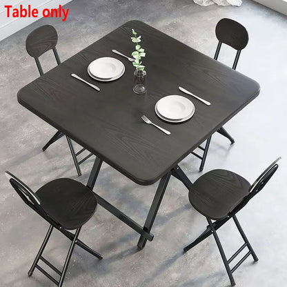 Folding Dining Table Model Portable Simple Household Table Compact Space Saving