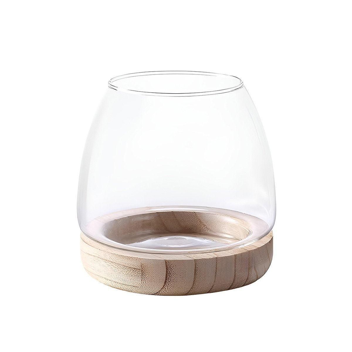 Japanese Style Small Glass Vases Fish Tank for Elegant Home Decor - S