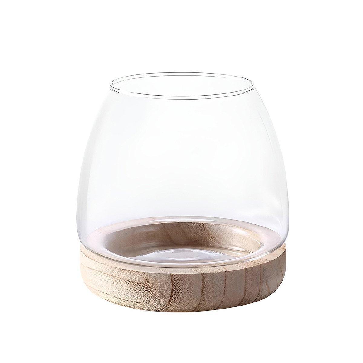 Japanese Style Small Glass Vases Fish Tank for Elegant Home Decor - S