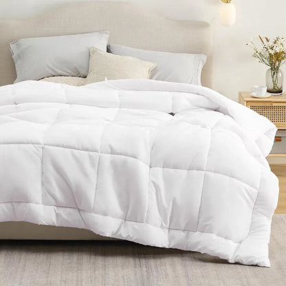 Luxury Hotel Quilt Core – Soft Microfiber Down Alternative Comforter for All Seasons - 210x210cm-Cotton