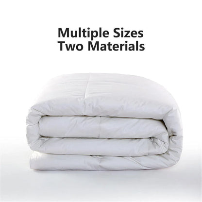 Luxury Hotel Quilt Core – Soft Microfiber Down Alternative Comforter for All Seasons - 140x210cm-Cotton