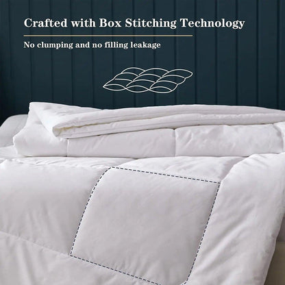 Luxury Hotel Quilt Core – Soft Microfiber Down Alternative Comforter for All Seasons - 180x210cm-Brushed
