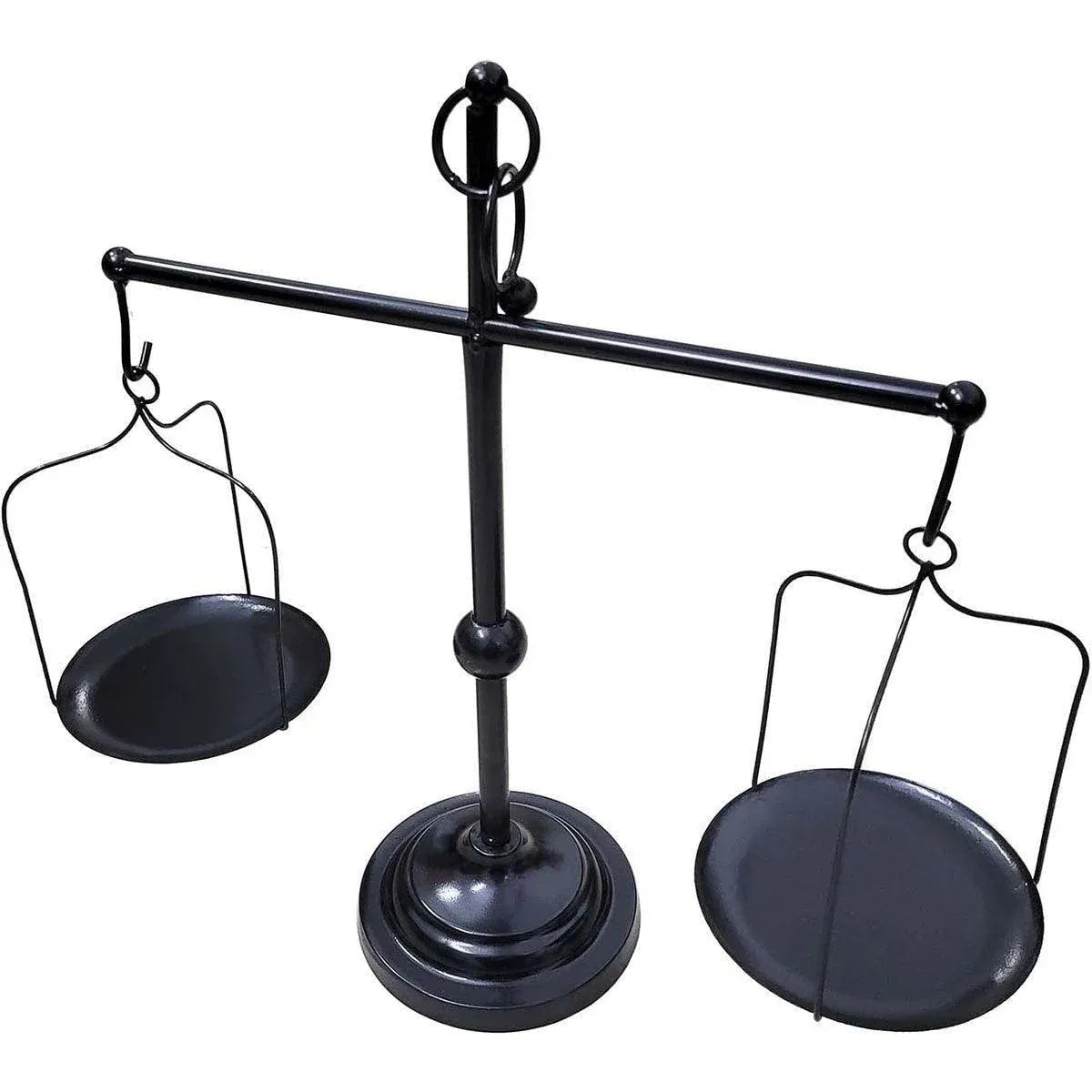 Black iron balance Scale candlestick decorative candle wedding Home Decor Gifts