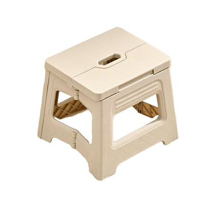 Portable Adjustable Folding Plastic Stool Retractable Outdoor Fishing Chair - Purple