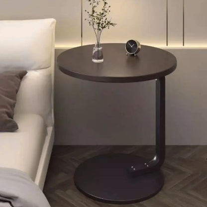Small Round Coffee Table Simple Sofa Side Table Compact Modern Home Furniture