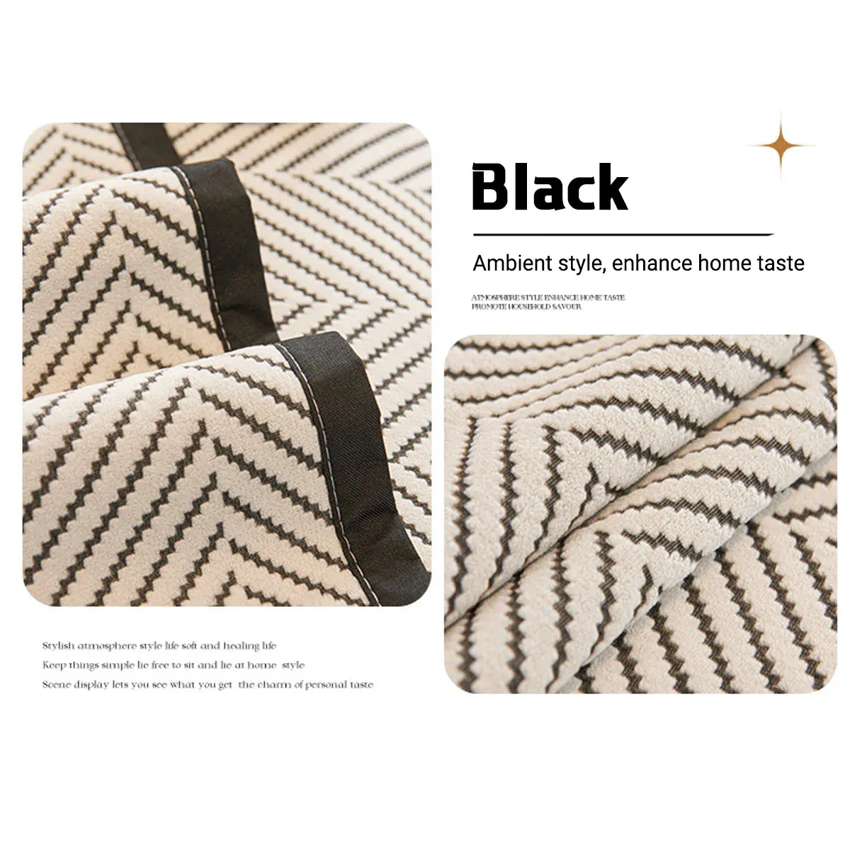 Sofa Cushion Cover Modern Non Slip Couch Protector Furniture Seat Slipcover Pad - 70x150cm