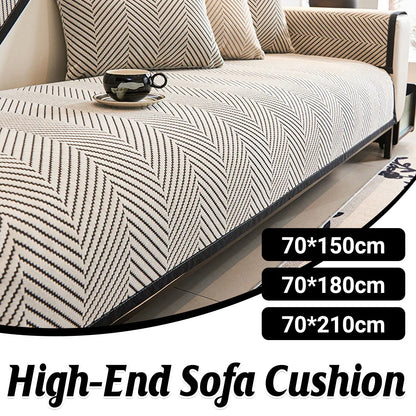 Sofa Cushion Cover Modern Non Slip Couch Protector Furniture Seat Slipcover Pad - 70x150cm