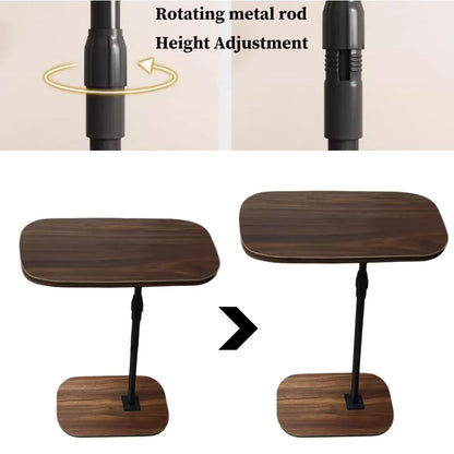 Portable Stylish Simple Small Coffee Table with Wheels for Living Room Durable