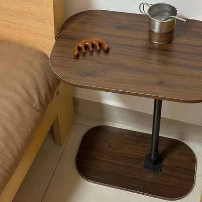 Portable Stylish Simple Small Coffee Table with Wheels for Living Room Durable