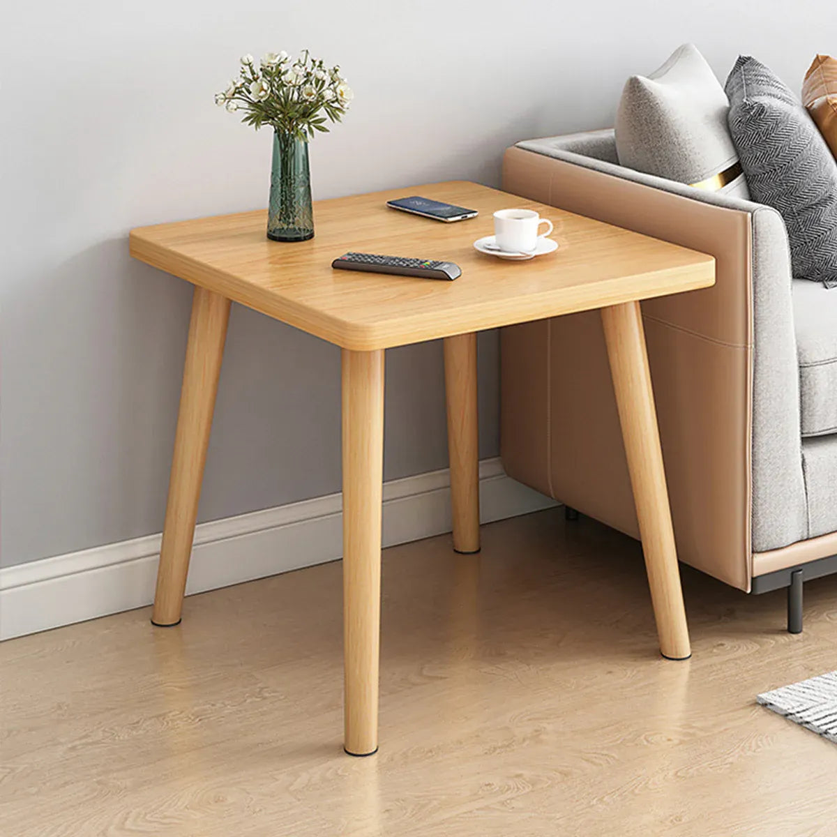 Coffee Table Small Table Mini Side Small Square Table for Living Room Bedroom