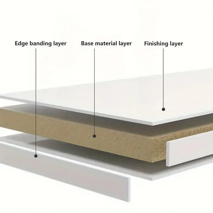 Round Coffee Table Low Side Table Modern Living Room Bedroom Accent Furniture