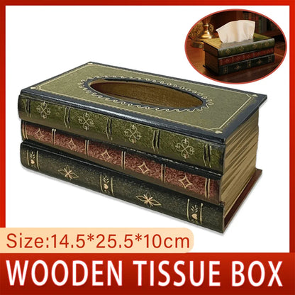 Book-Shaped Tissue Box 25.5 x 14.5 x 10 cm - 1 Piece