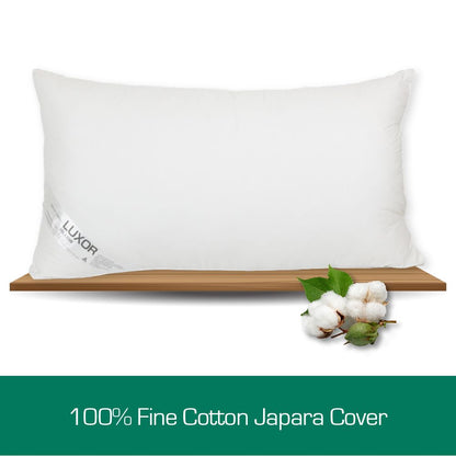 Luxor Australian Made Hotel King Size Pillow with 4cm Wall Four Pack