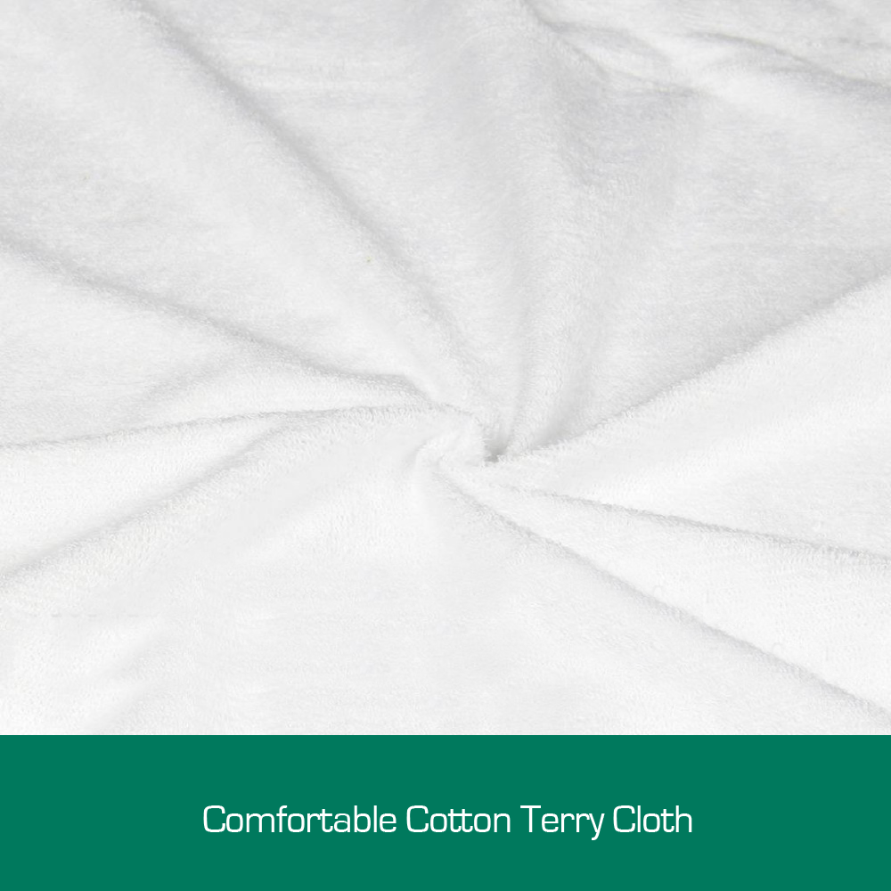 Woolcomfort Cotton Terry Fully Fitted Waterproof Mattress Protector King Single Size