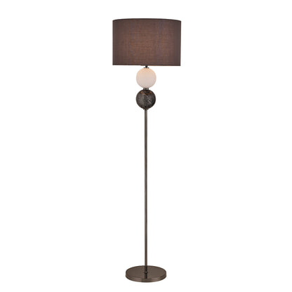 Murano Floor Lamp - Brass/Pewter