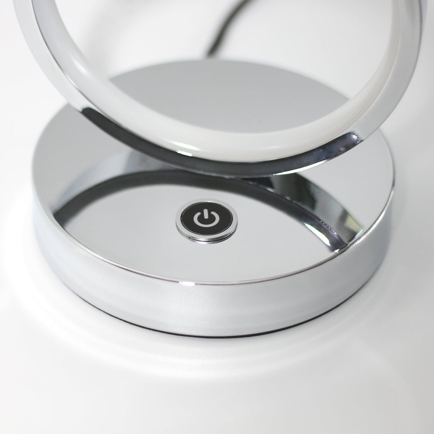 Iva LED Touch Table Lamp - Rose Gold/Chrome