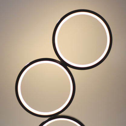 Iva LED Touch Table Lamp - Rose Gold/Chrome