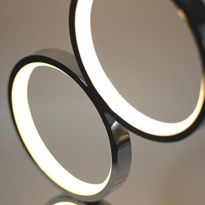 Iva LED Touch Table Lamp - Rose Gold/Chrome