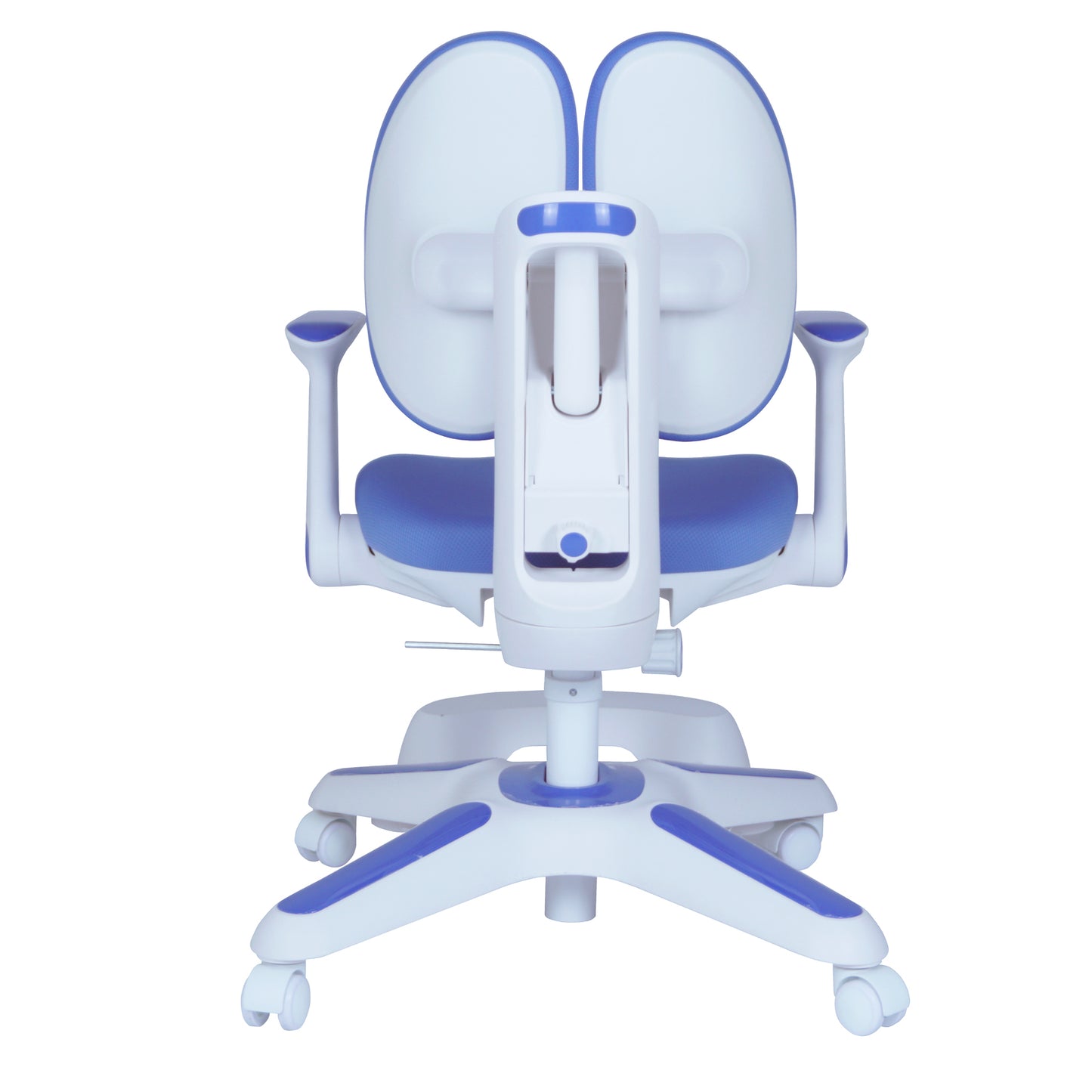 Ergonomic Children Kids Study Chair Set of 6 Height Adjustable - Blue